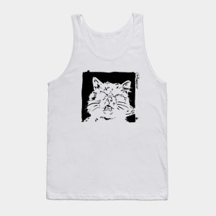 Sleepy cat Tank Top